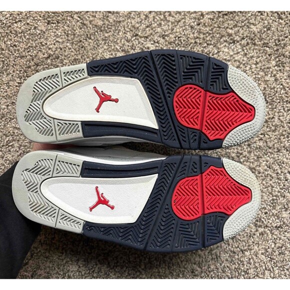 Nike Air Jordan 4 Retro Midnight Navy Size 6.5 Youth (Size 8 Women's) - Picture 5 of 9